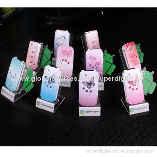 Dual-SIM Flip Phones, Support Bluetooth, Multimedia, Camera, Running Lights and FM Functions